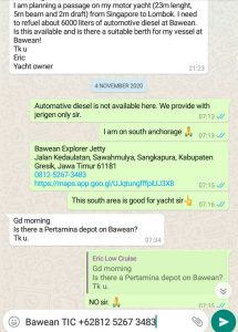 Bawean Yachters Assistance