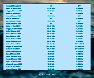 Jadwal Express Bahari Bawean Gresik Maret Mudik 2026
