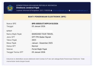 BAWEANIS CORETAX 2025